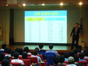 8월 9일 입시설명회 사진자료입니다.