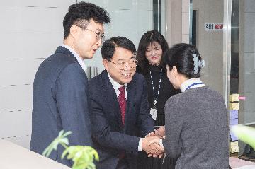 금정도서관, 선두구동, 청룡노포동, 남산동 등 동.사업소 방문